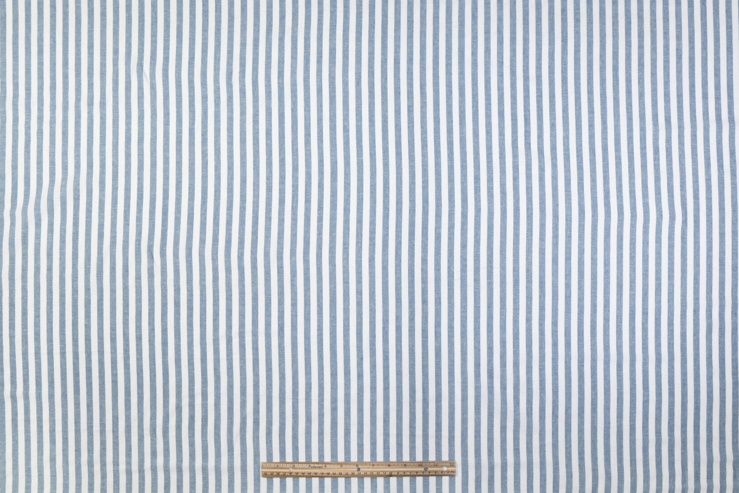 Striped Italian Linen - Blue / White