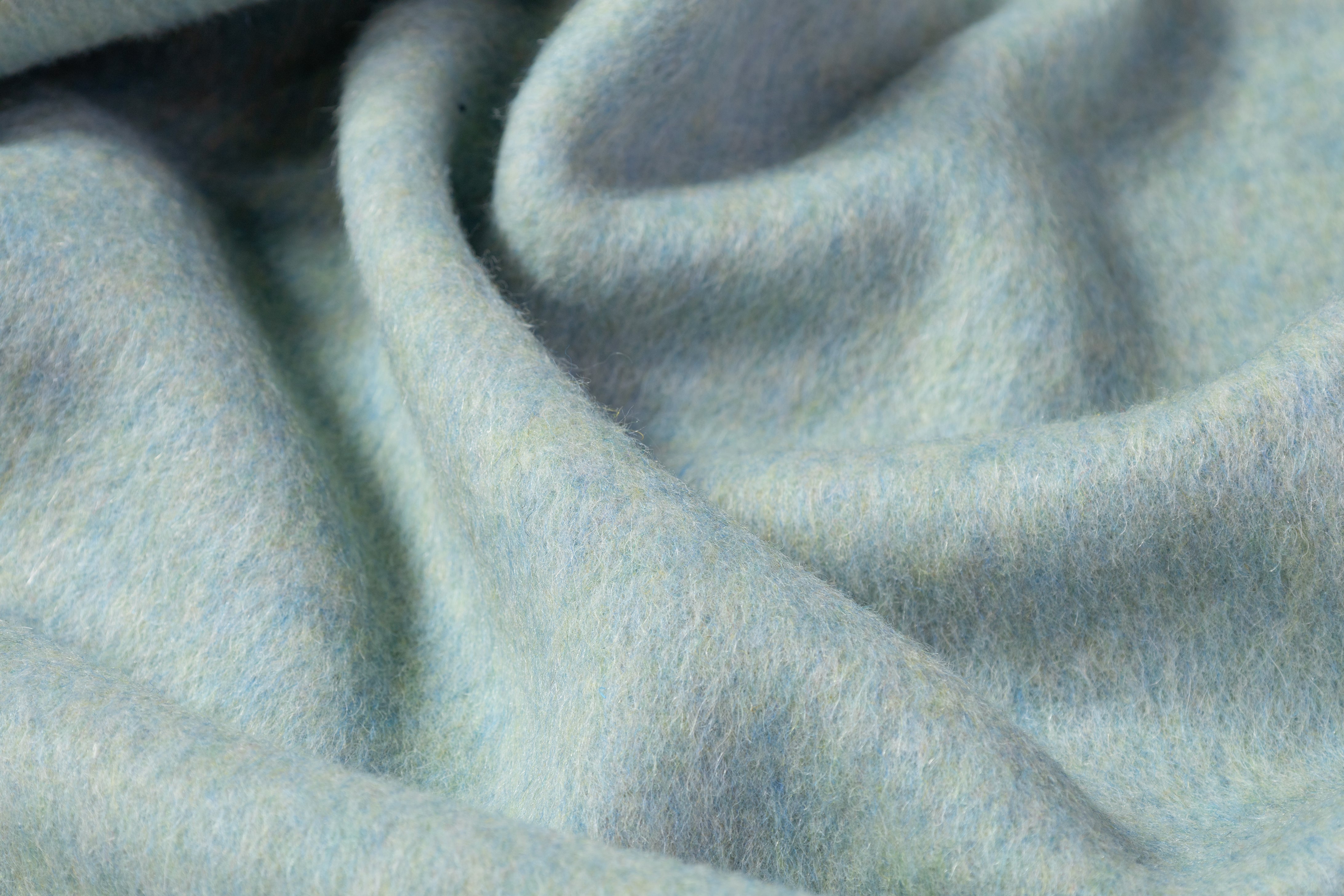 Armani - Italian Alpaca Wool Blend Coating - Mystic Sea
