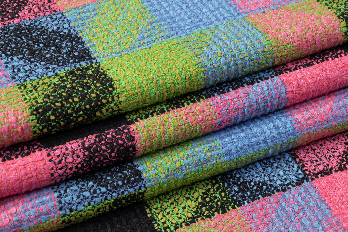 Italian Cotton Blend Tweed - Multicolor