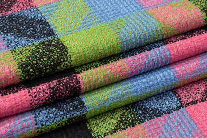 Italian Cotton Blend Tweed - Multicolor