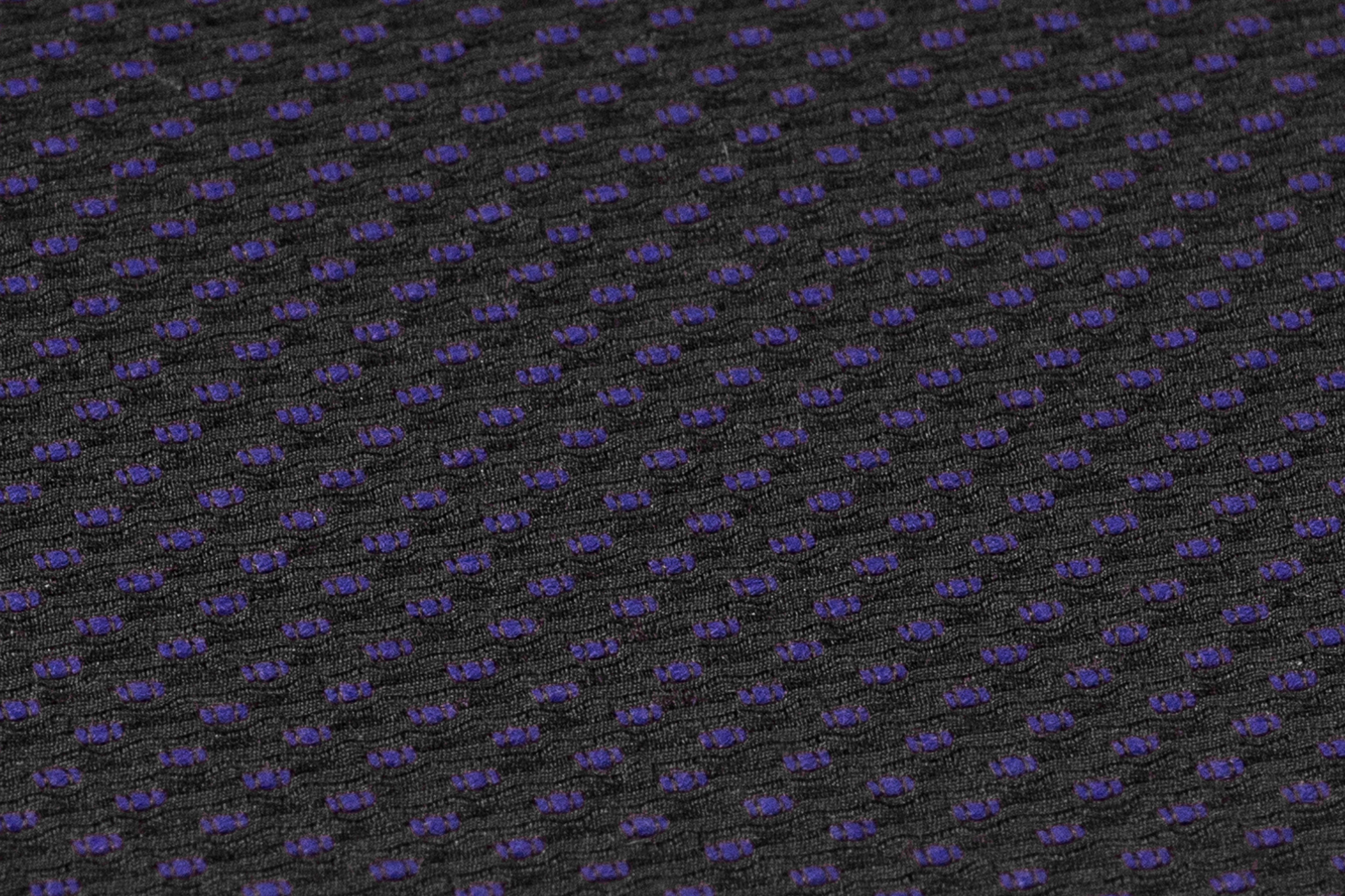 Italian Poly Cotton Brocade - Blue
