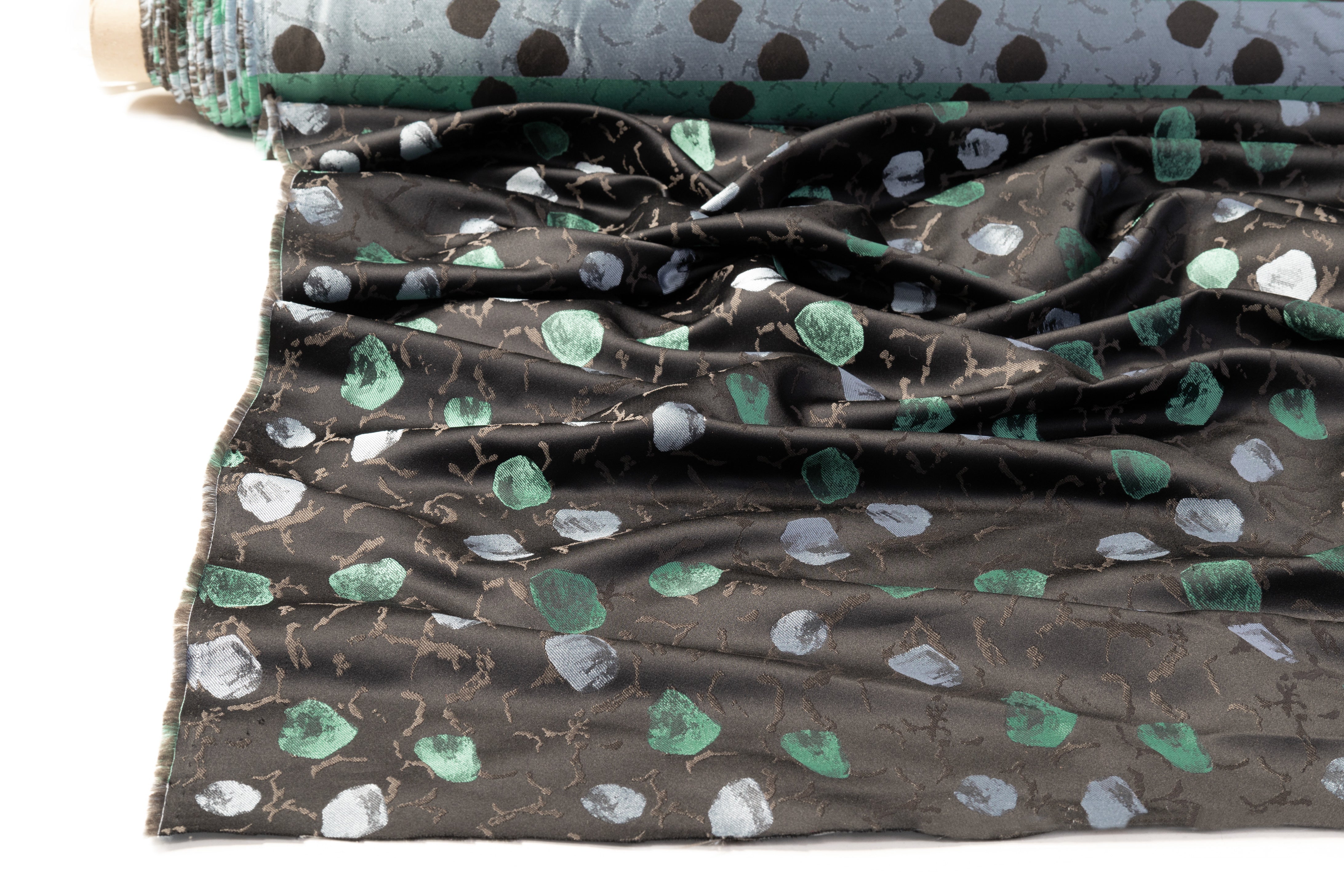 Armani - Gemstone Jacquard - Black / Gray / Green