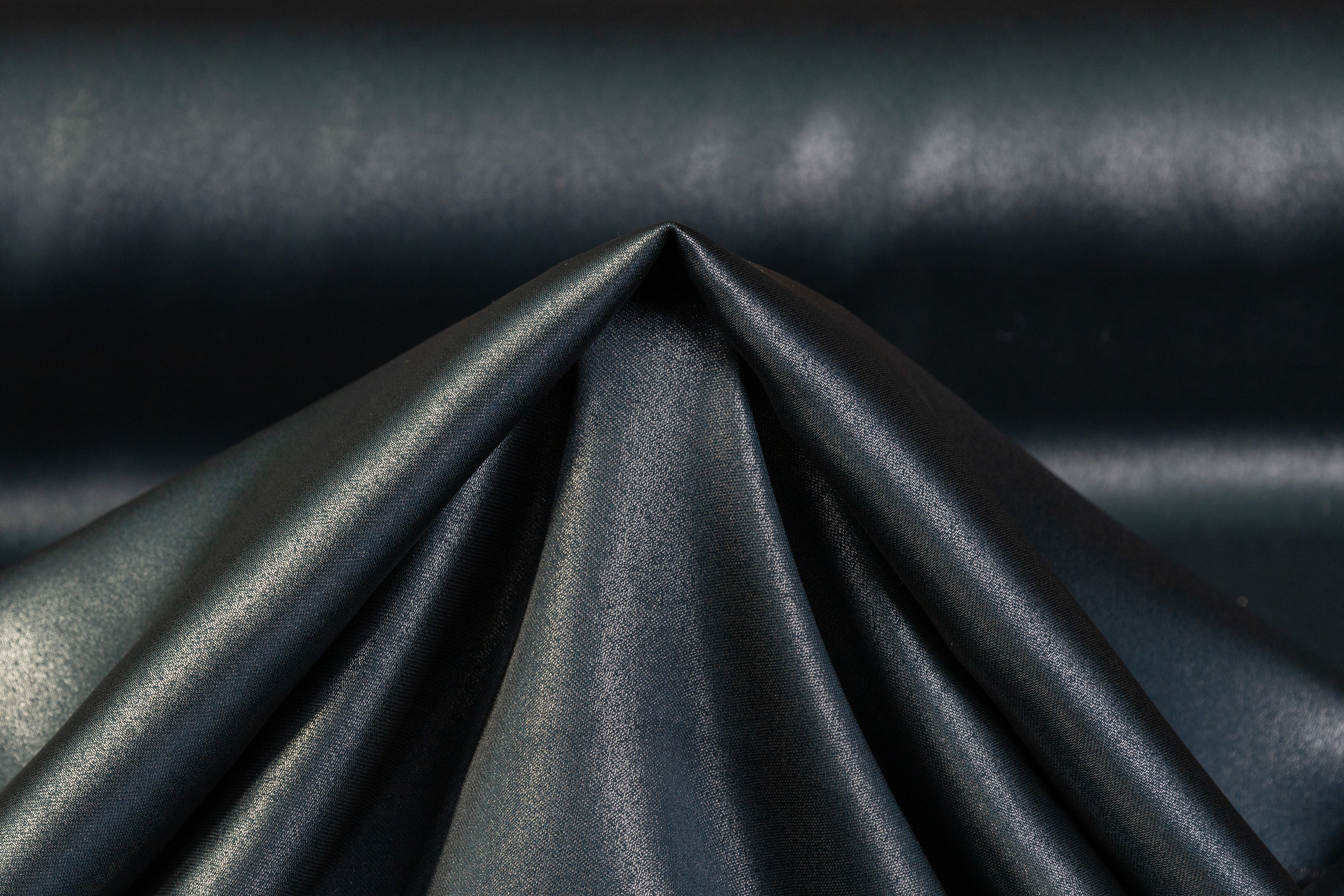 Laminated Italian Crepe - Green