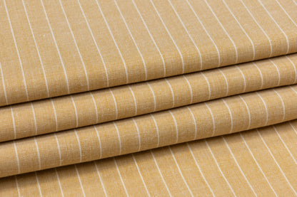 Striped Italian Linen - Beige