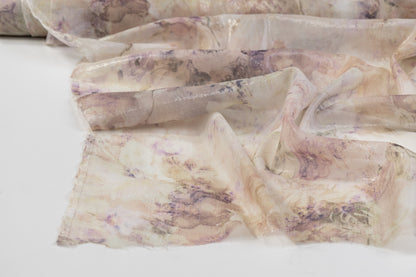 Ralph Lauren - Silk Chiffon Lamé - Beige