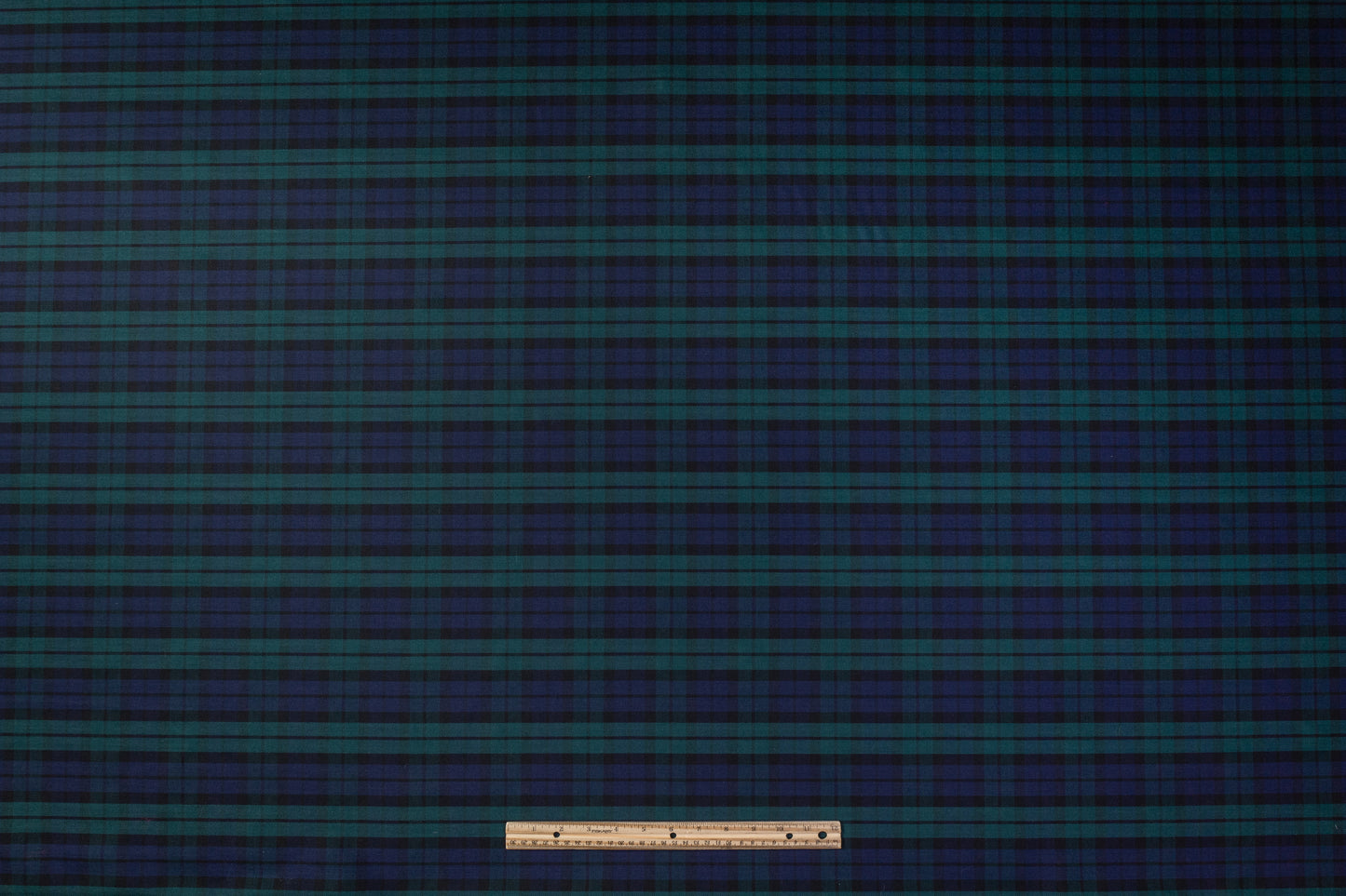 Checked Italian Stretch Wool Suiting - Green / Navy