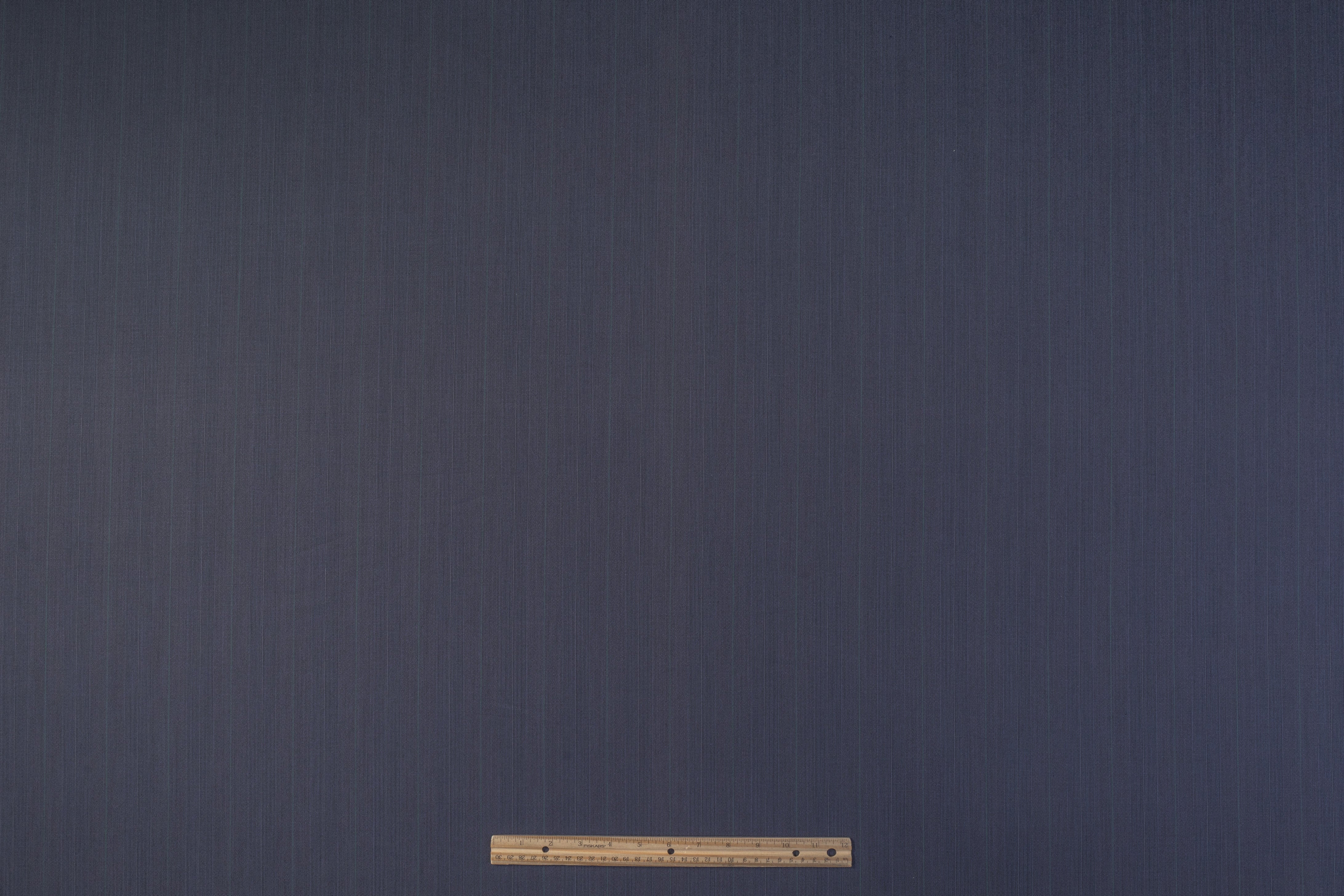 Marzotto - Striped Italian Wool Suiting - Blue Gray