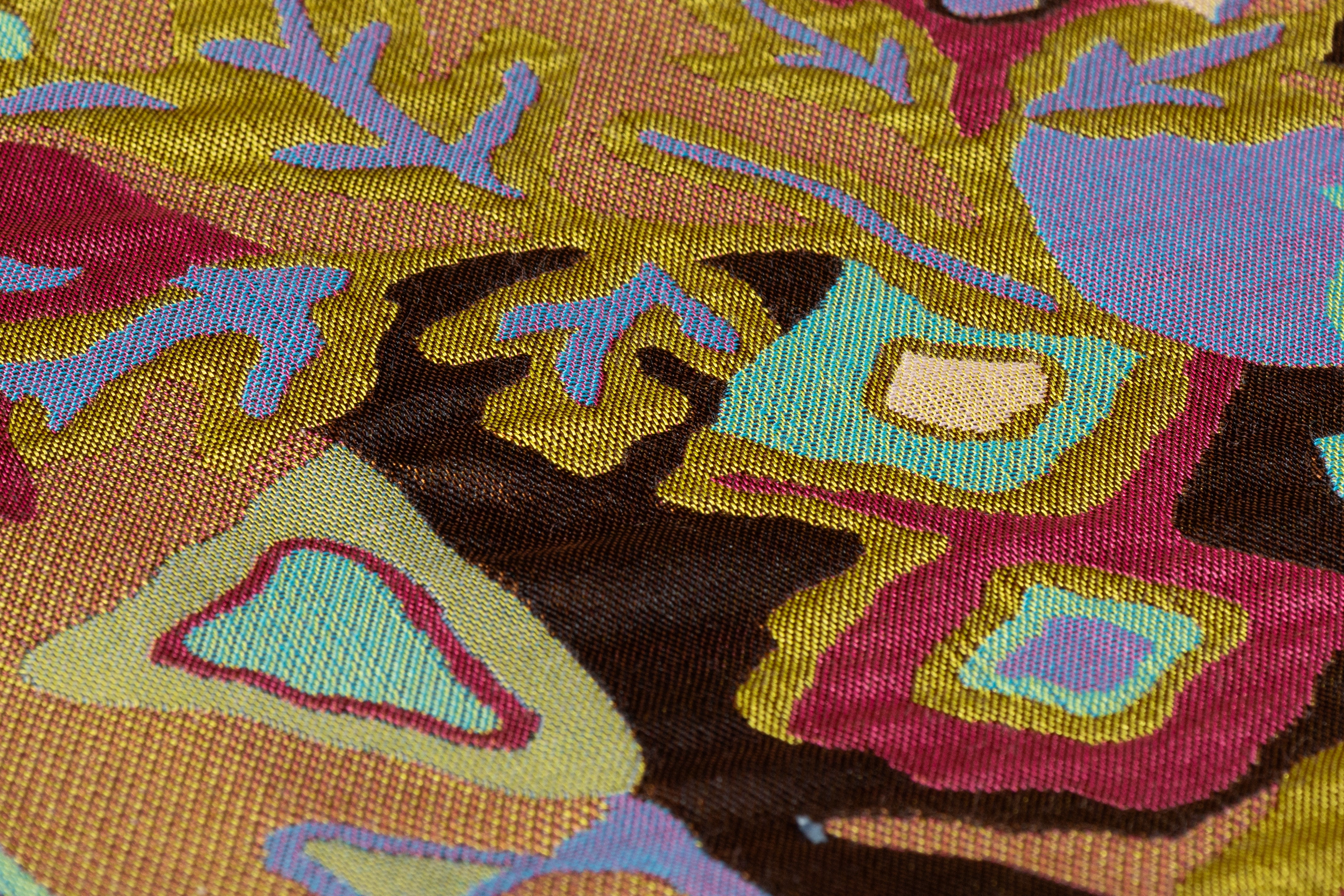 Abstract Iridescent Italian Brocade - Multicolor