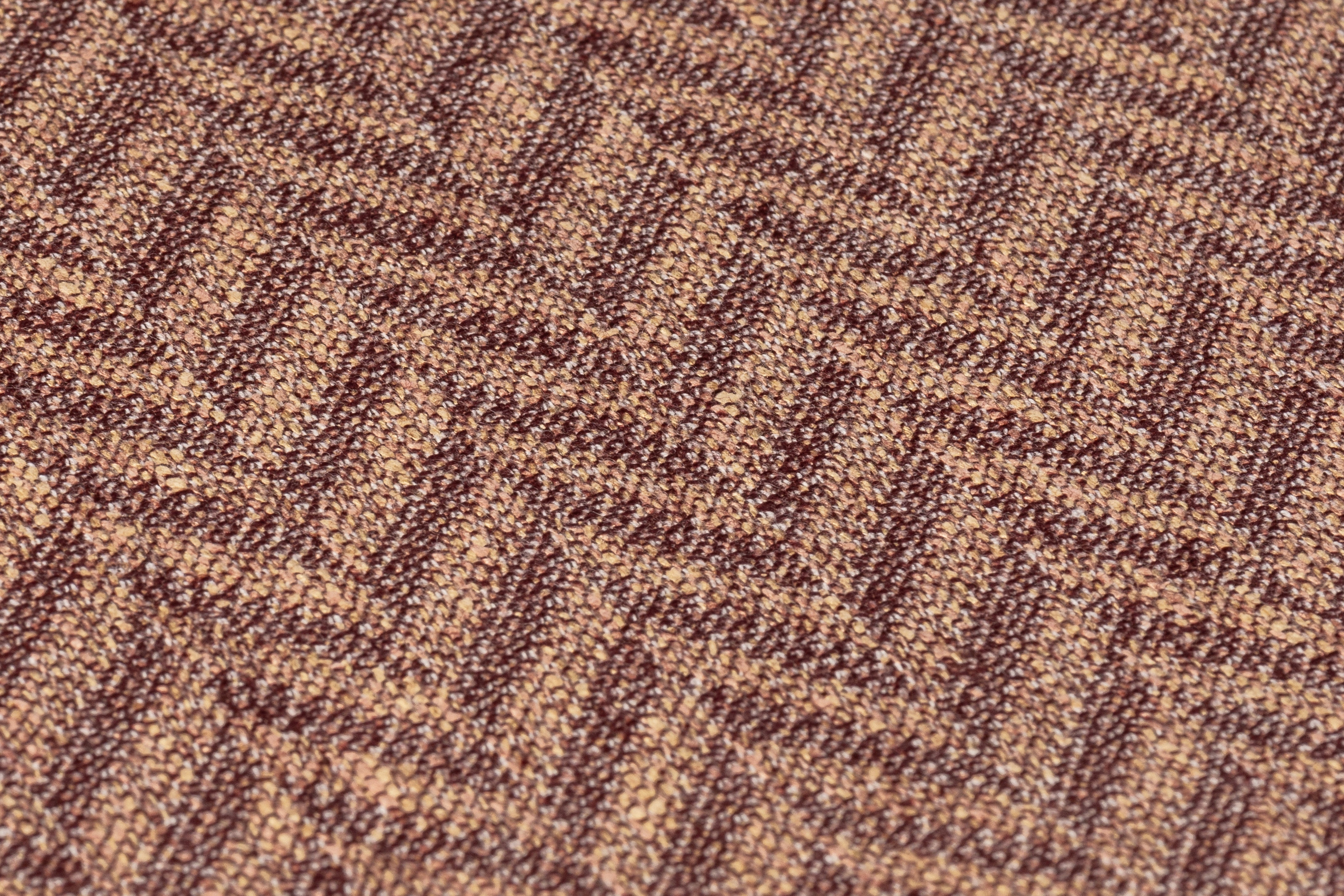 Herringbone Italian Wool Suiting - Dark Mauve / Beige