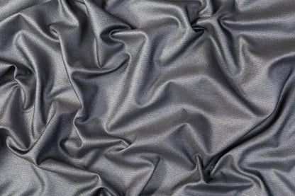 Iridescent Metallic Twill - Silver / Multicolor