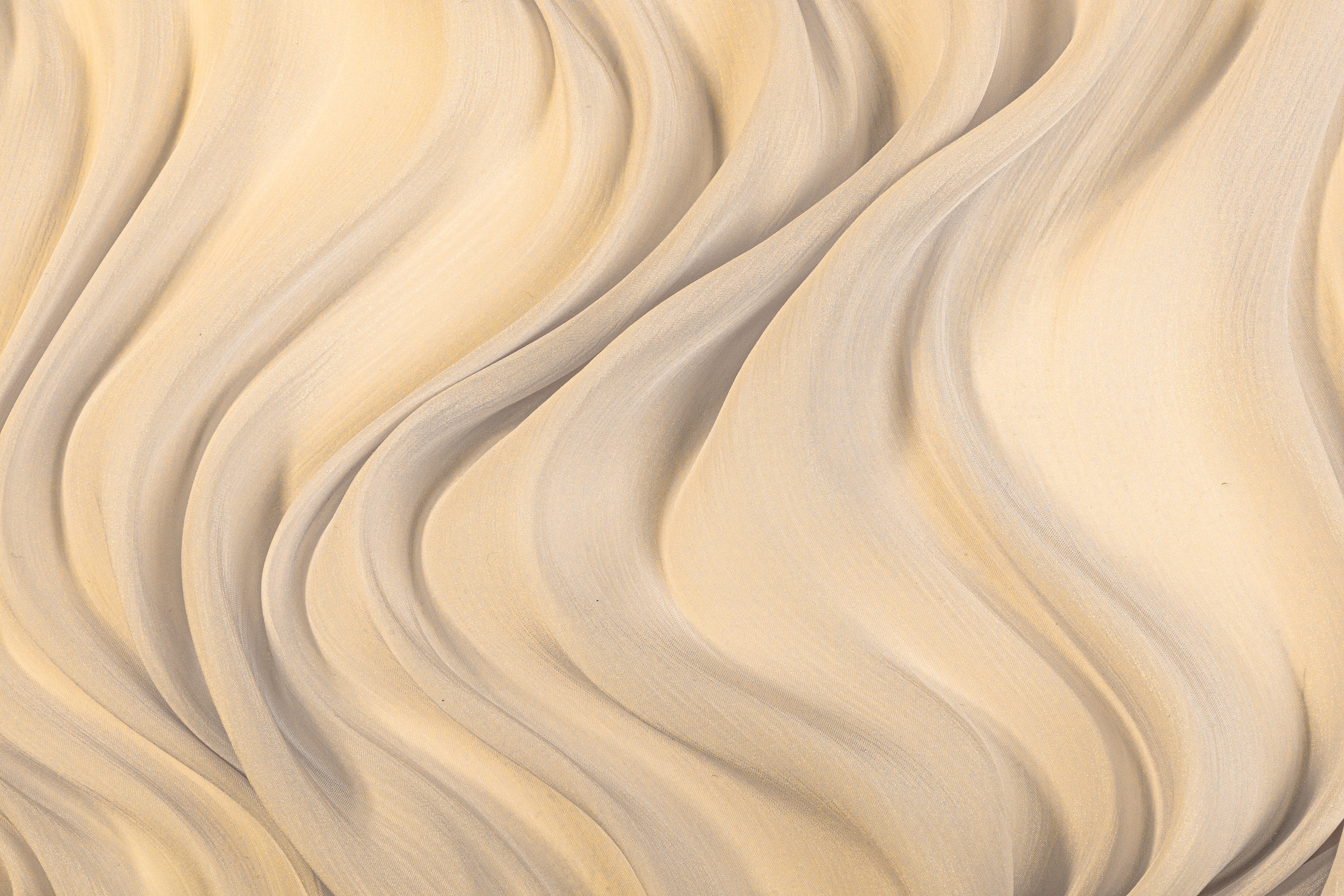 Liquid Chiffon Lamé - Beige