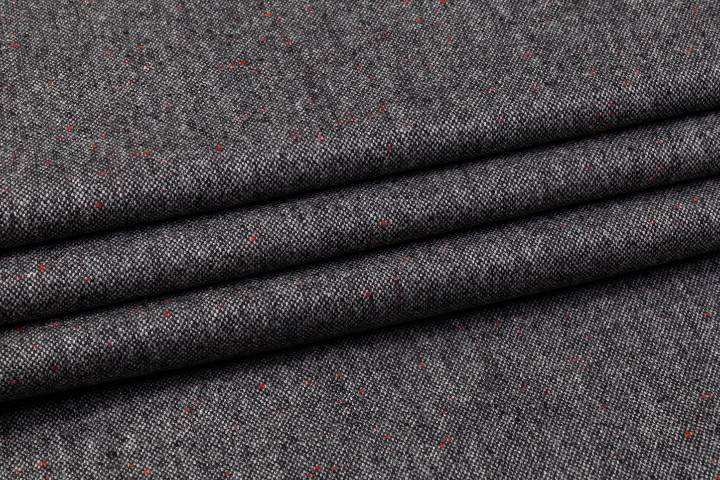 Italian Wool Tweed Suiting - Gray