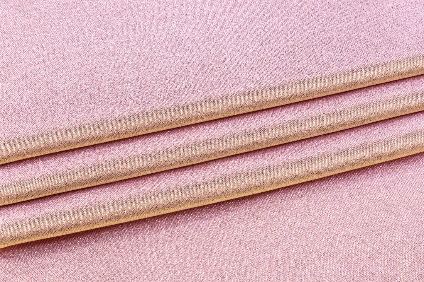 Iridescent Metallic Brocade - Pink / Gold