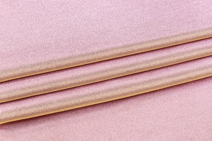 Iridescent Metallic Brocade - Pink / Gold