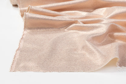 Iridescent Metallic Brocade - Rose Gold