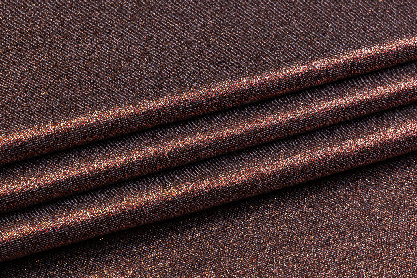 Iridescent Metallic Brocade - Copper / Gray