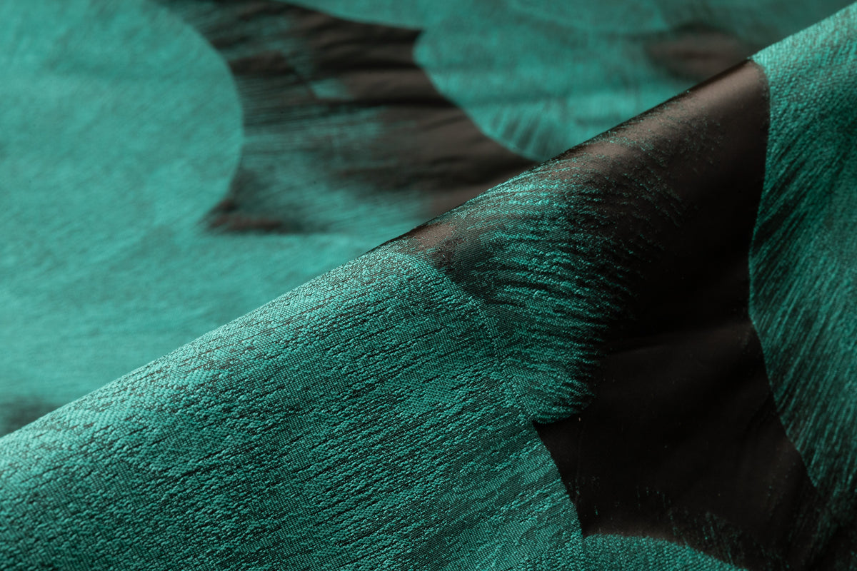 Abstract Italian Brocade - Emerald Teal
