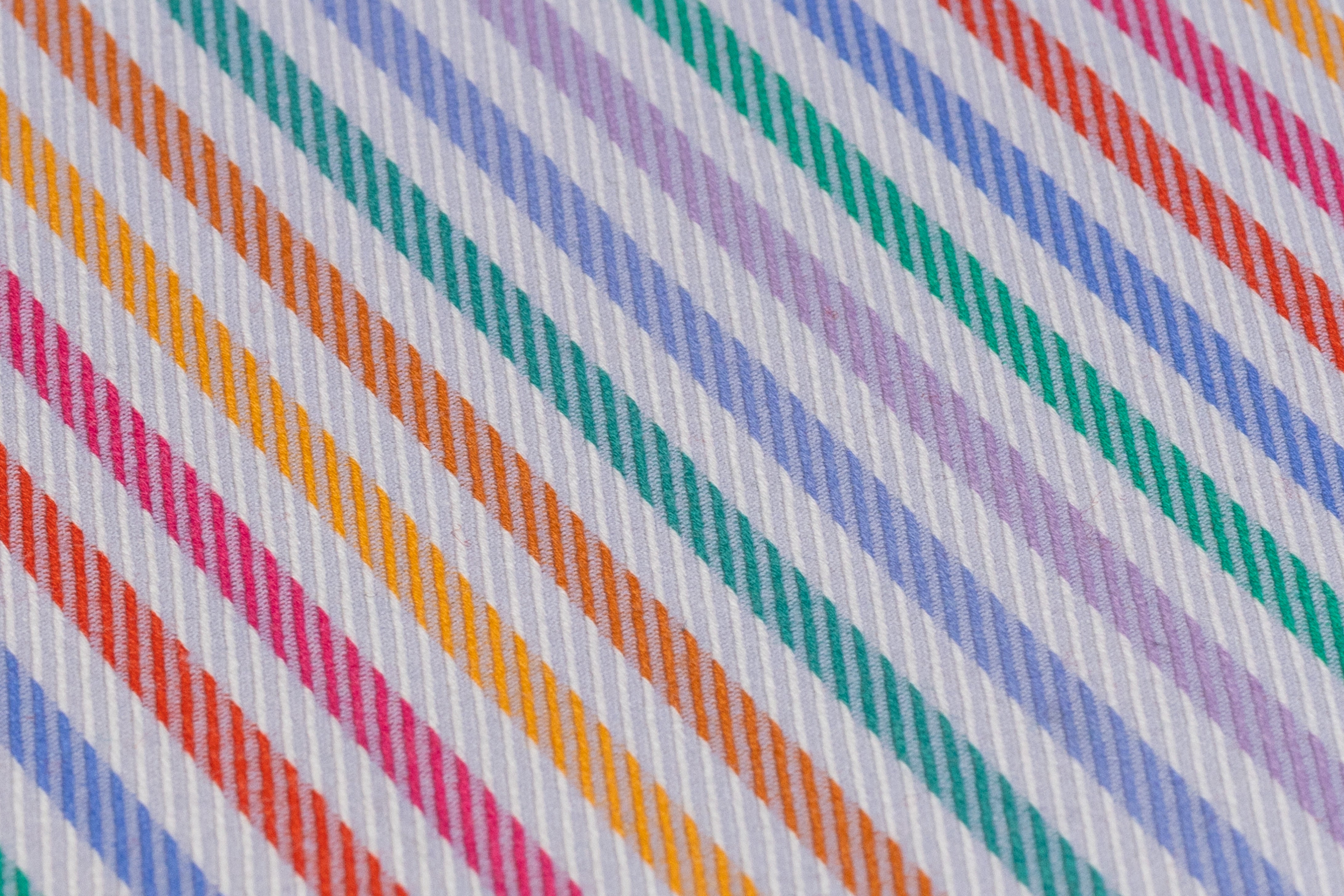 Striped Italian Wool Twill - Multicolor