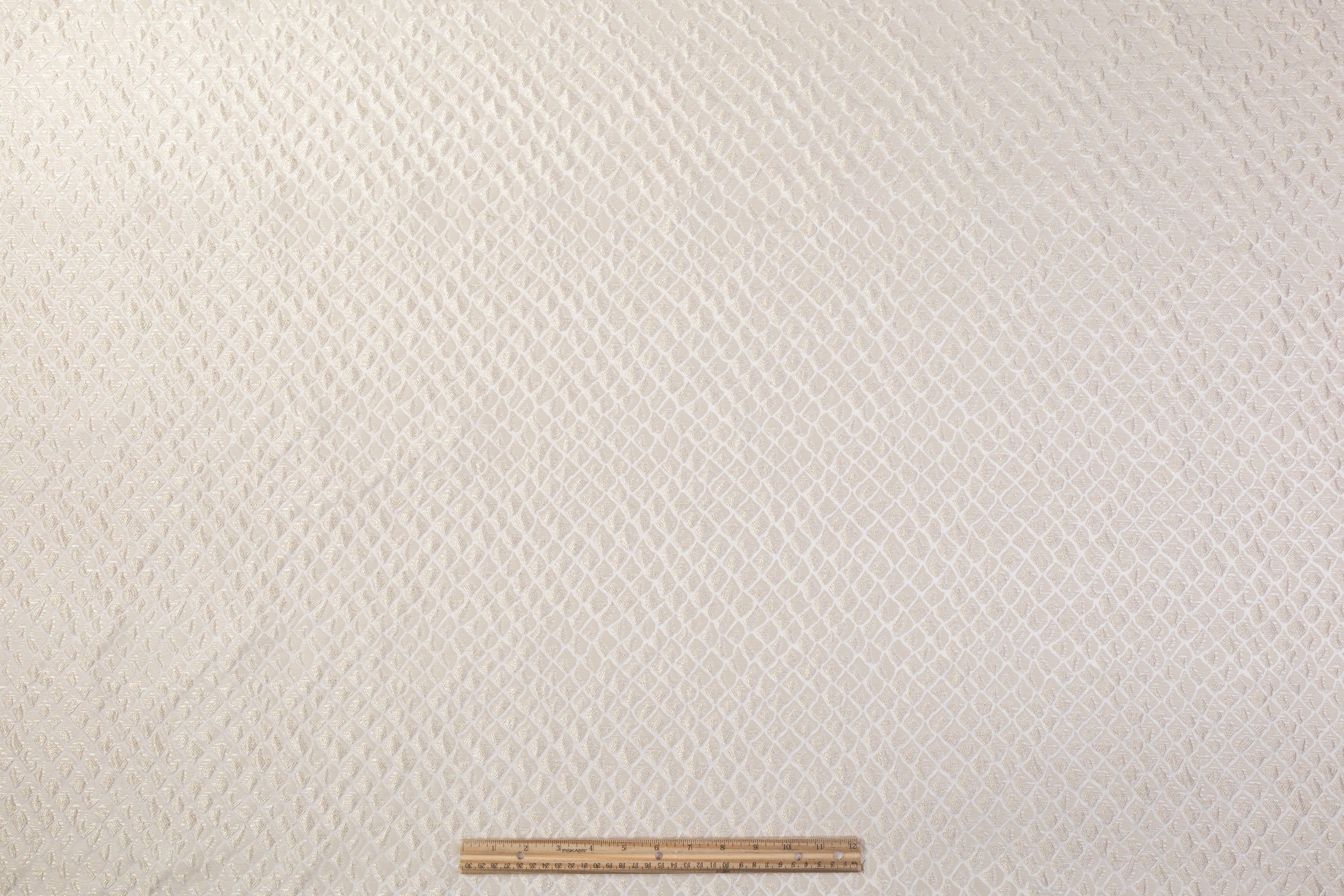 Scale Design Brocade - Cream