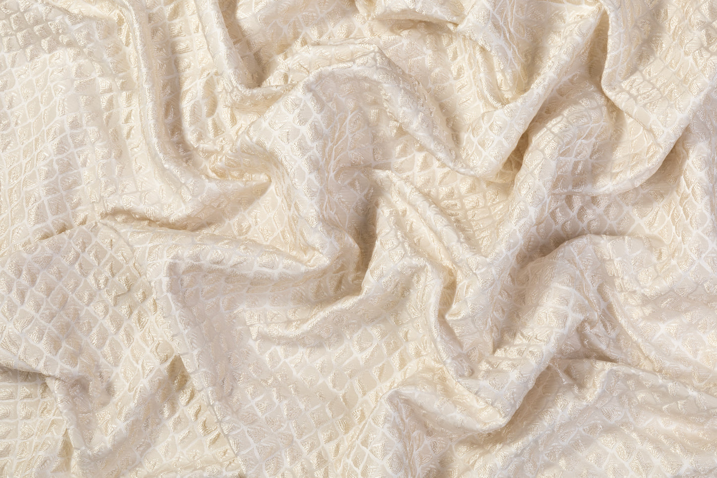 Scale Design Brocade - Cream