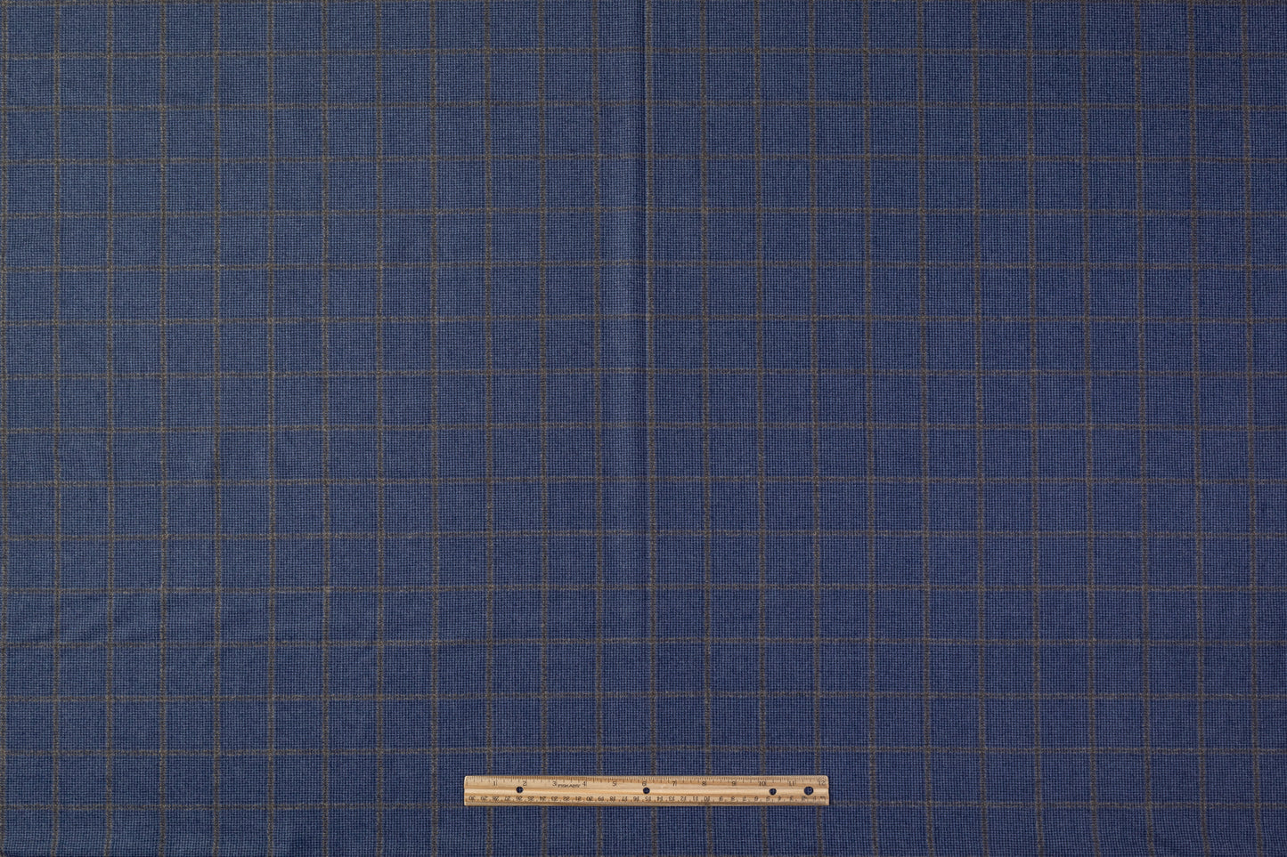 Tallia di Delfino - Checked Italian Super 130s Wool Flannel - Blue / Gray
