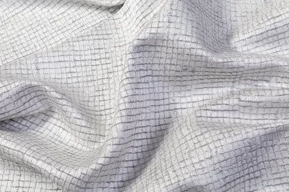 Metallic Textured Brocade - Silver