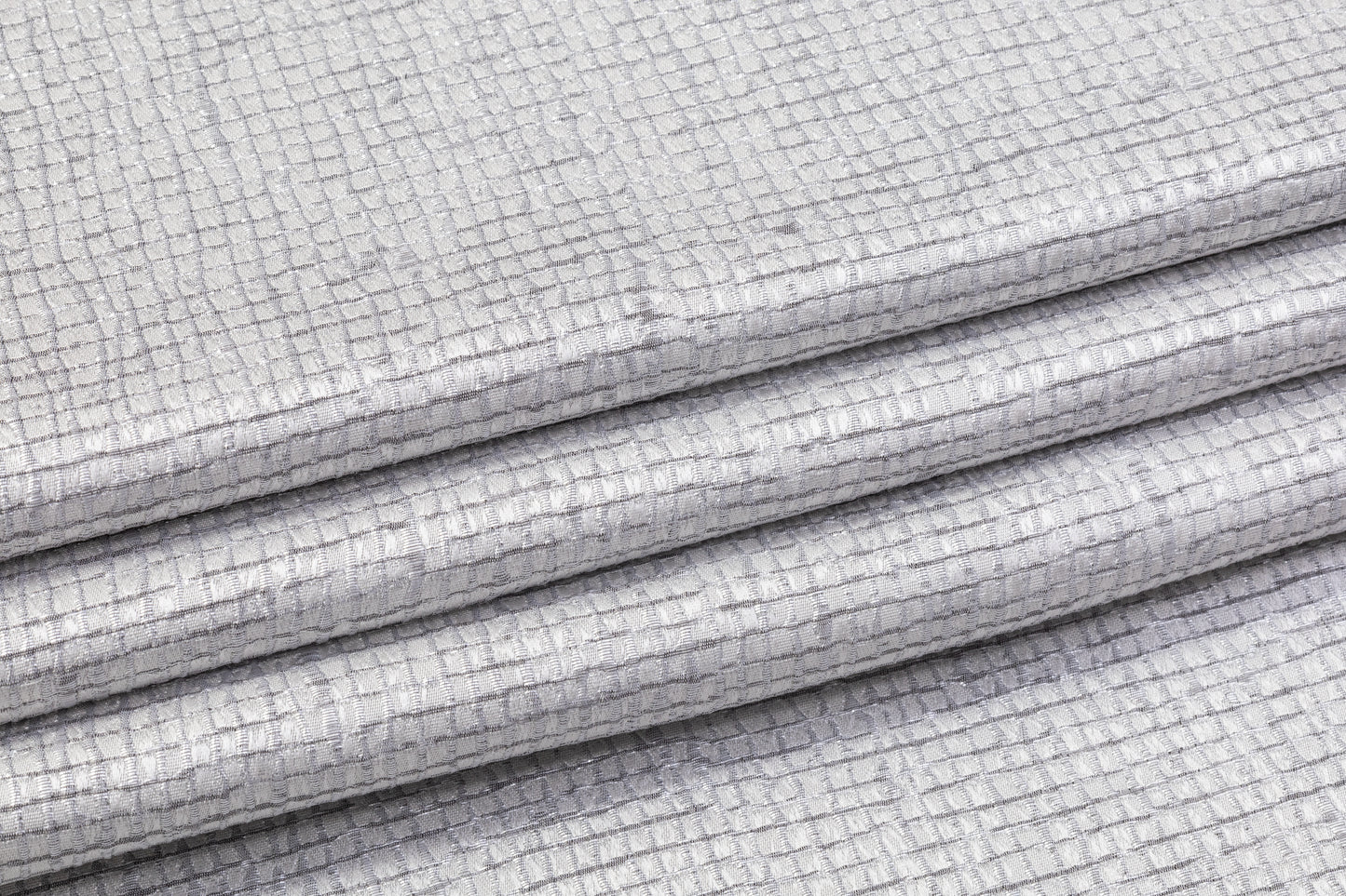 Metallic Textured Brocade - Silver