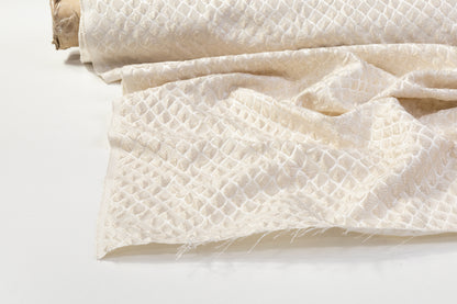 Scale Design Brocade - Cream