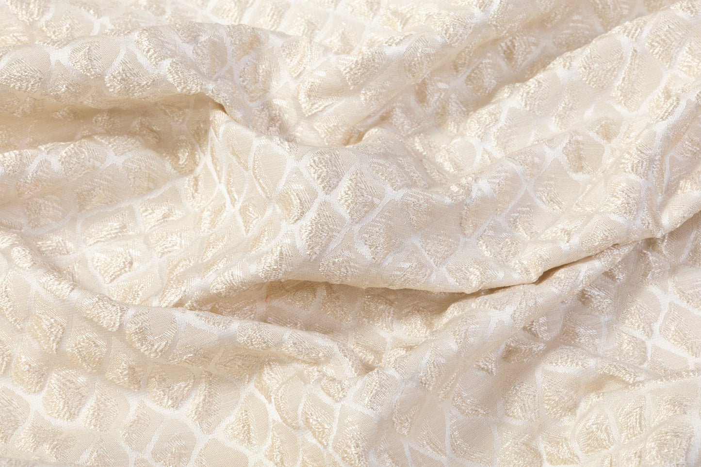 Scale Design Brocade - Cream