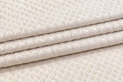 Scale Design Brocade - Cream