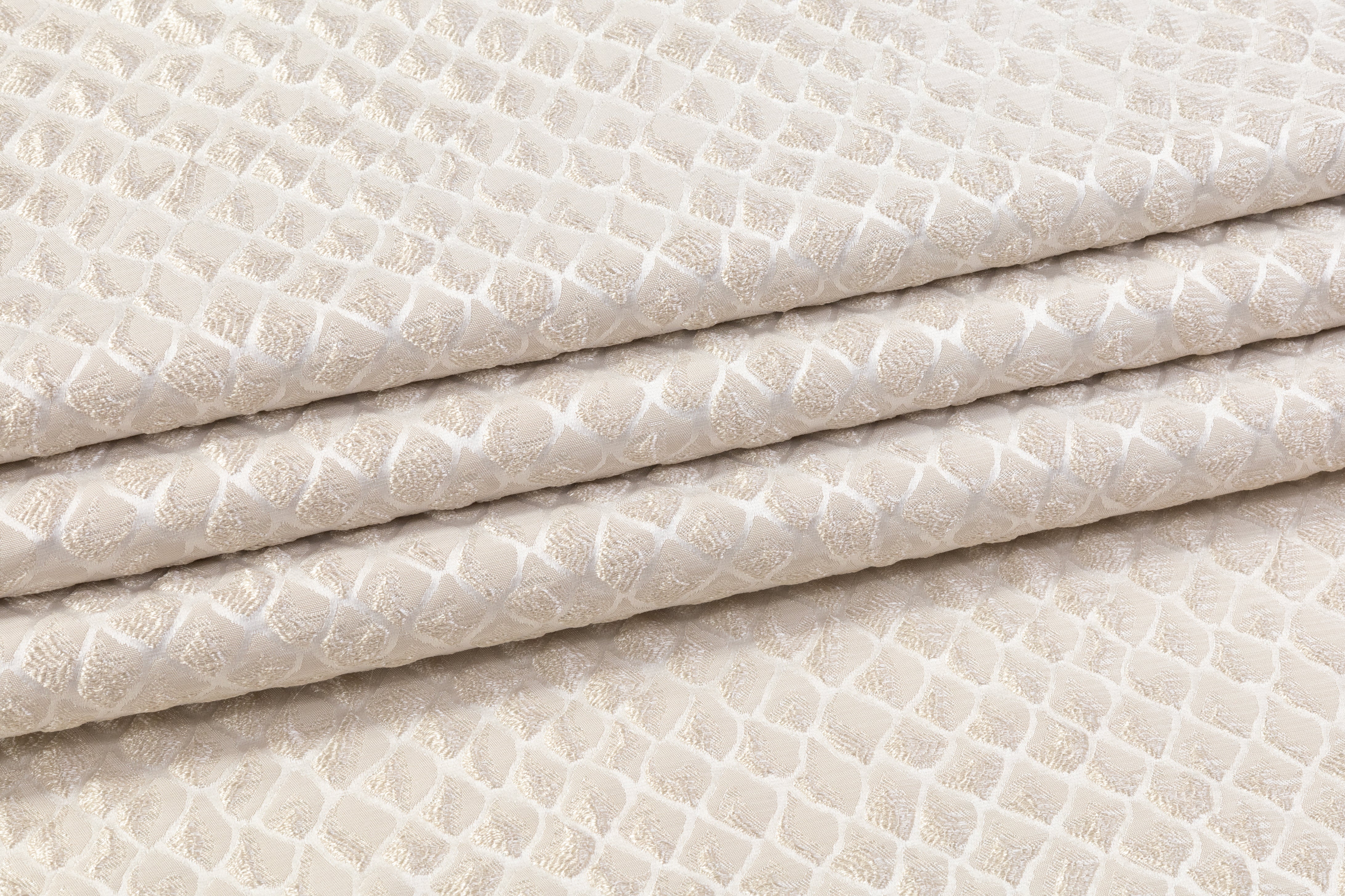 Scale Design Brocade - Cream