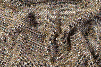 Metallic Italian Tweed Boucle - Multicolor