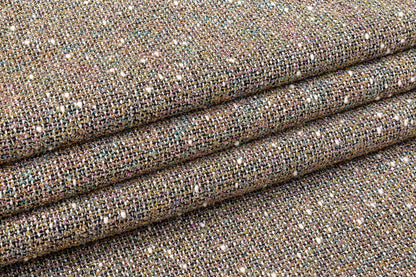Metallic Italian Tweed Boucle - Multicolor