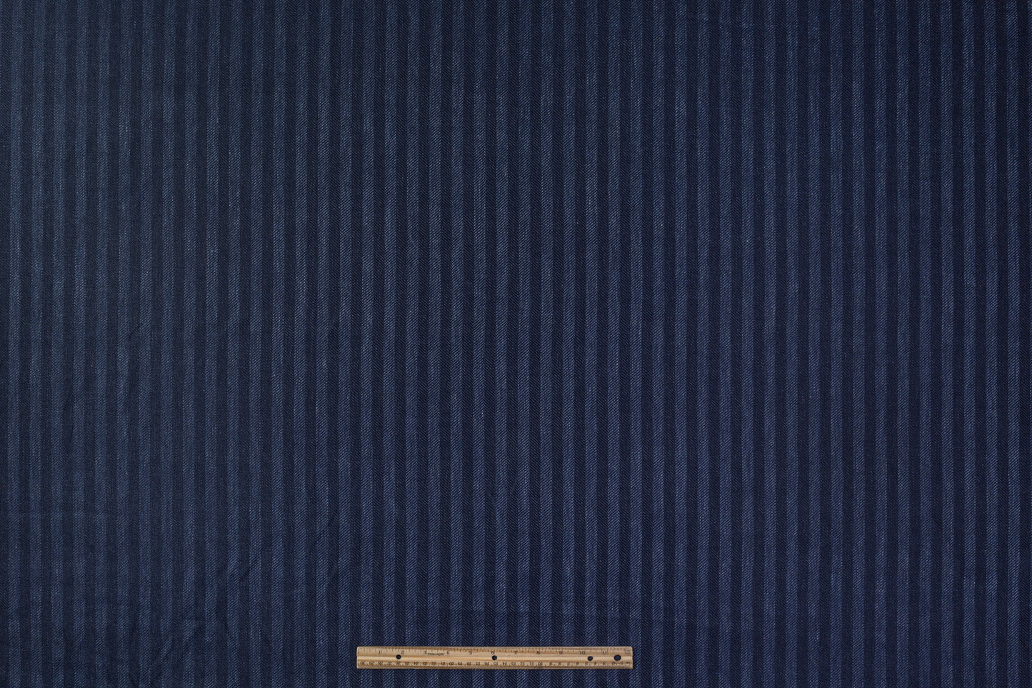 Ferla - Herringbone Italian Silk and Linen Suiting - Blue