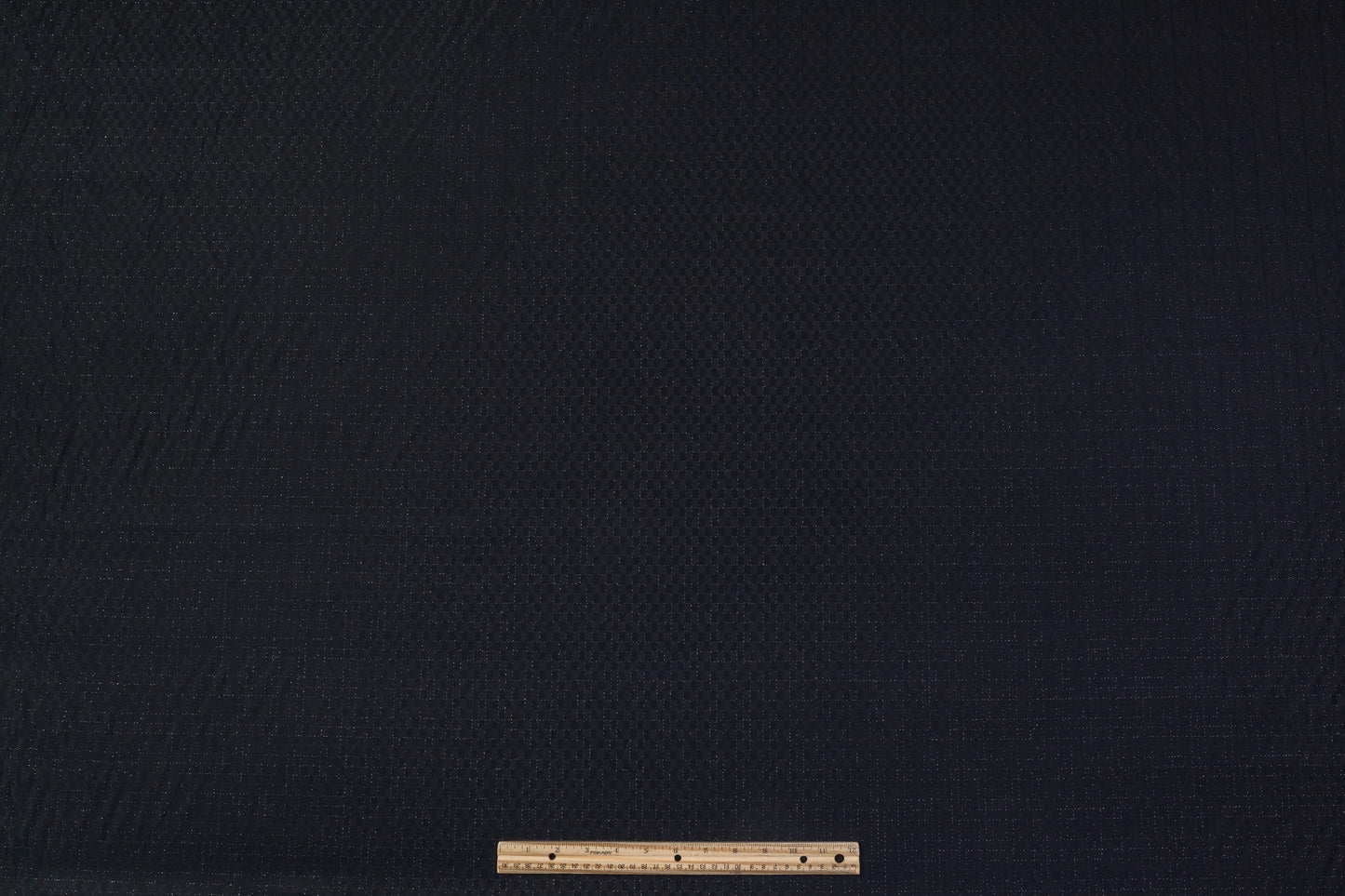 Guabello - Checked Metallic Italian Wool Suiting - Black / Silver