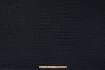 Guabello - Checked Metallic Italian Wool Suiting - Black / Silver