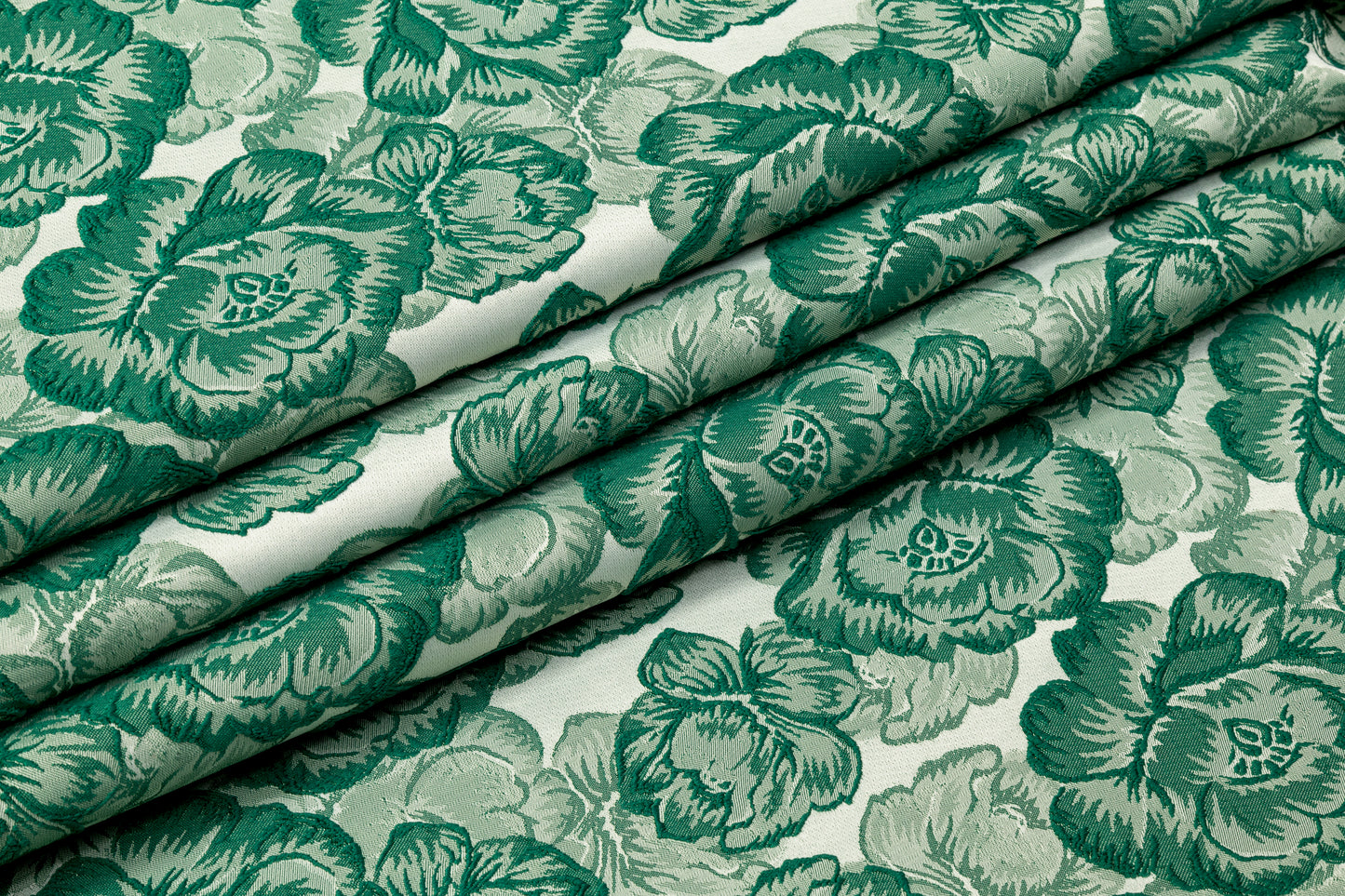 Floral Brocade - Evergreen