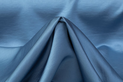 Heavy Viscose Acetate Charmeuse - Dusty Blue