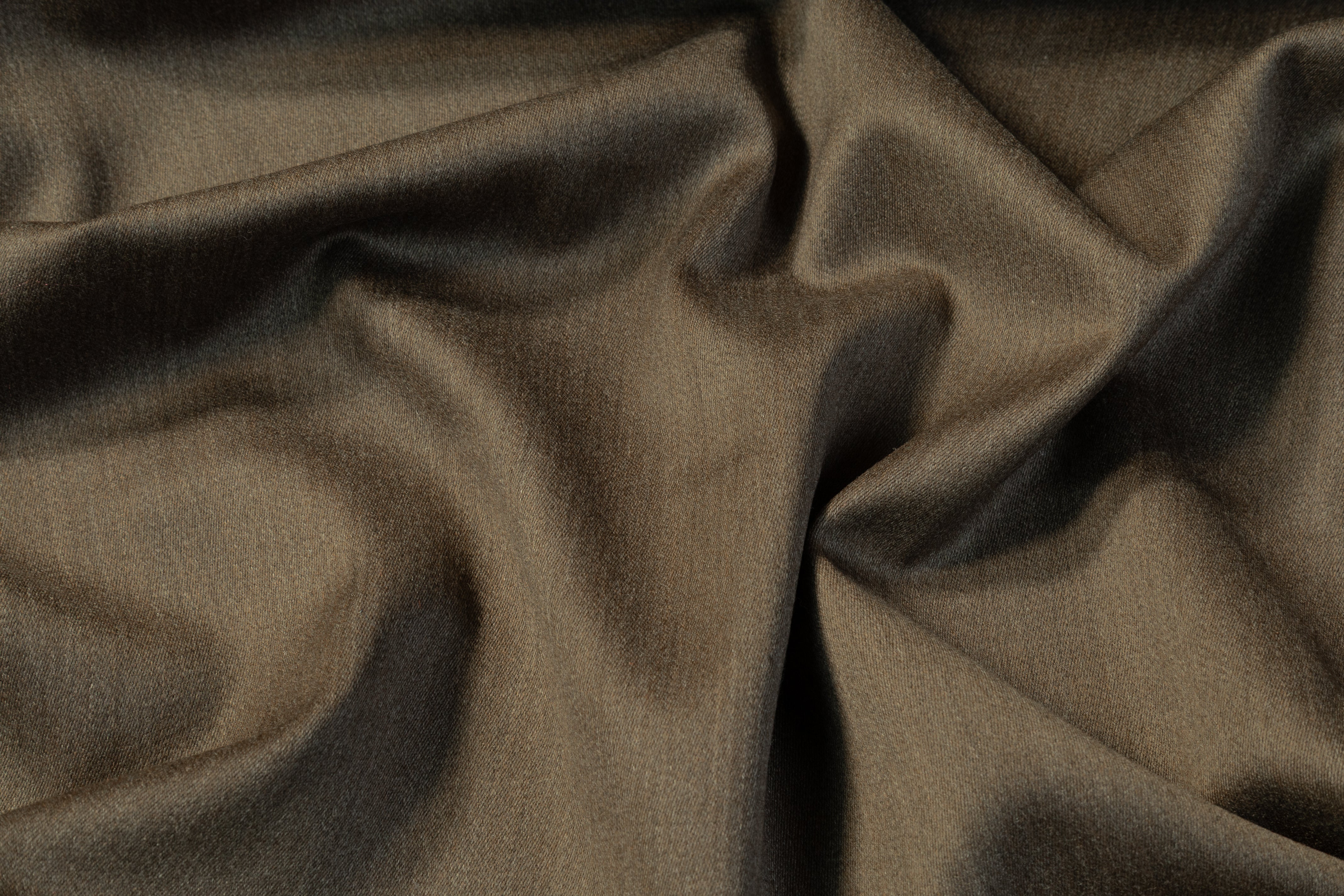 Marzotto - Italian Wool Suiting - Smoky Olive