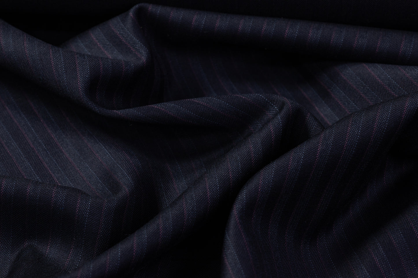 Loro Piana - Striped Italian Wool Suiting - Navy Blue