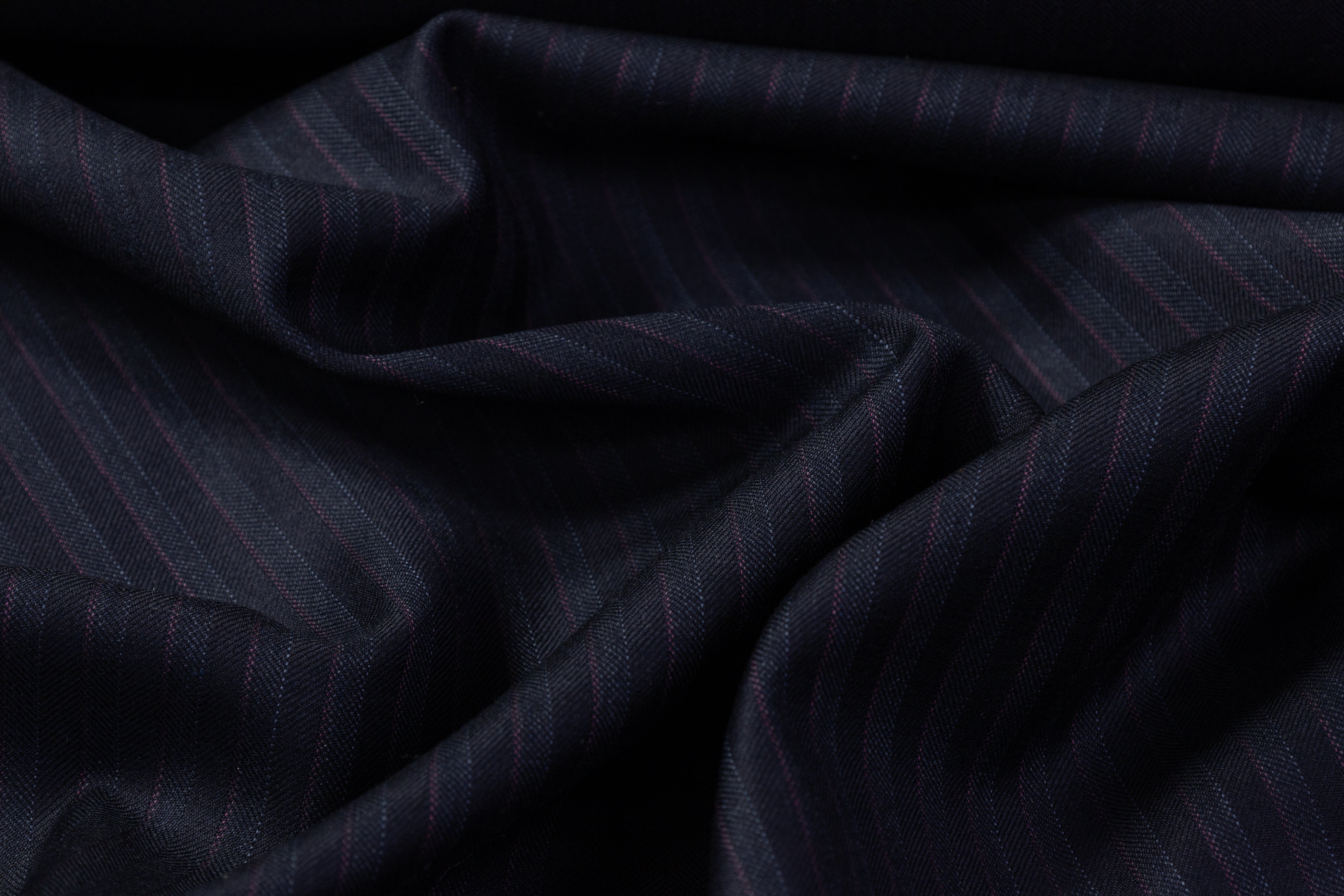 Loro Piana - Striped Italian Wool Suiting - Navy Blue