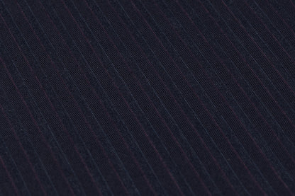 Loro Piana - Striped Italian Wool Suiting - Navy Blue