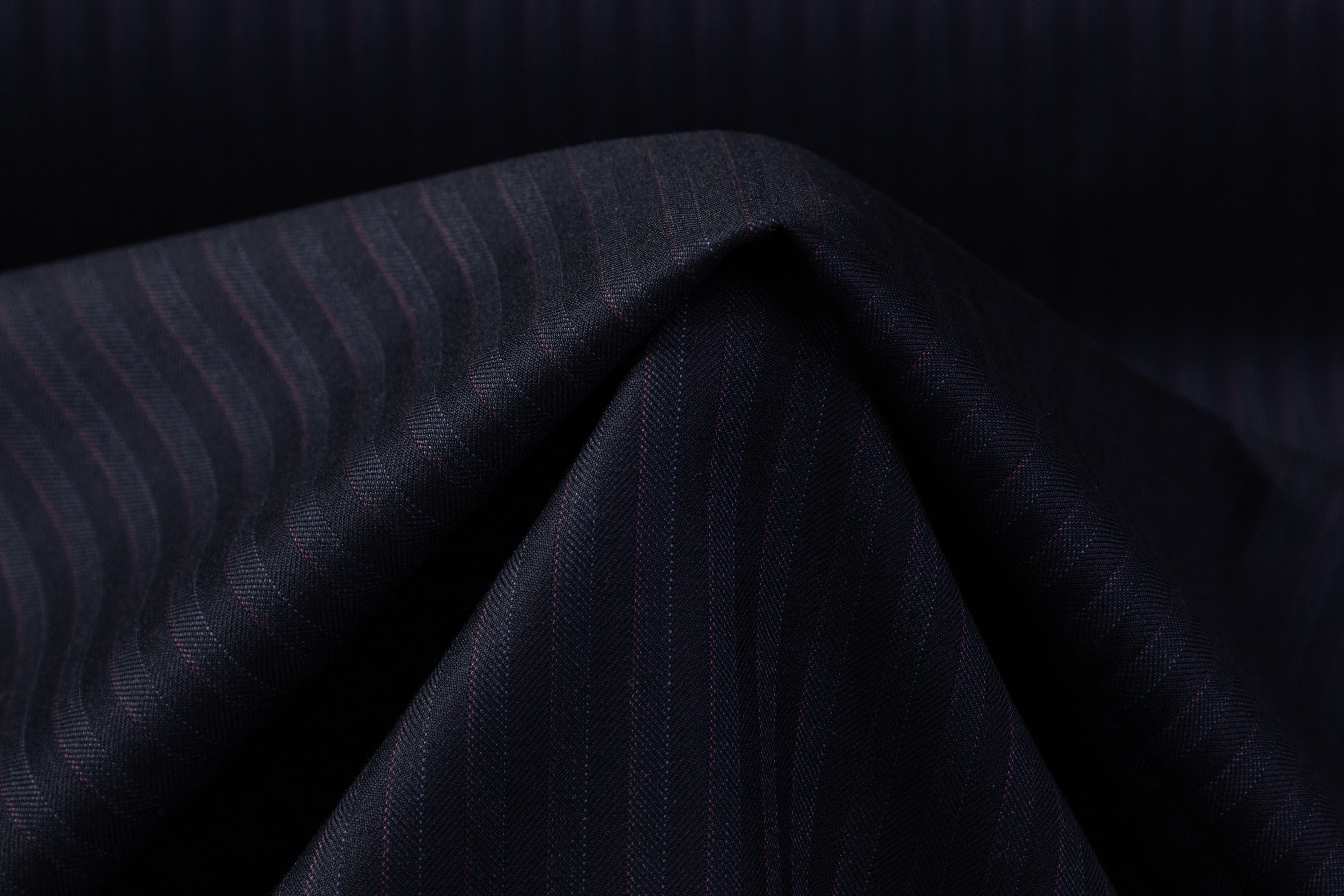 Loro Piana - Striped Italian Wool Suiting - Navy Blue