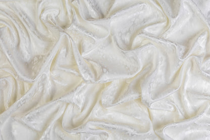 Leopard Design Italian Viscose Jacquard - Ivory