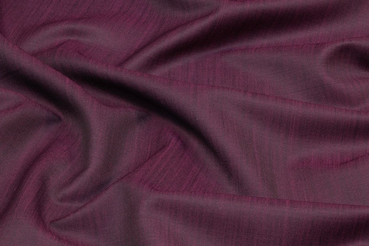 Vitale Barberis Canonico - Two Tone Italian Wool Mohair Suiting - Deep Plum