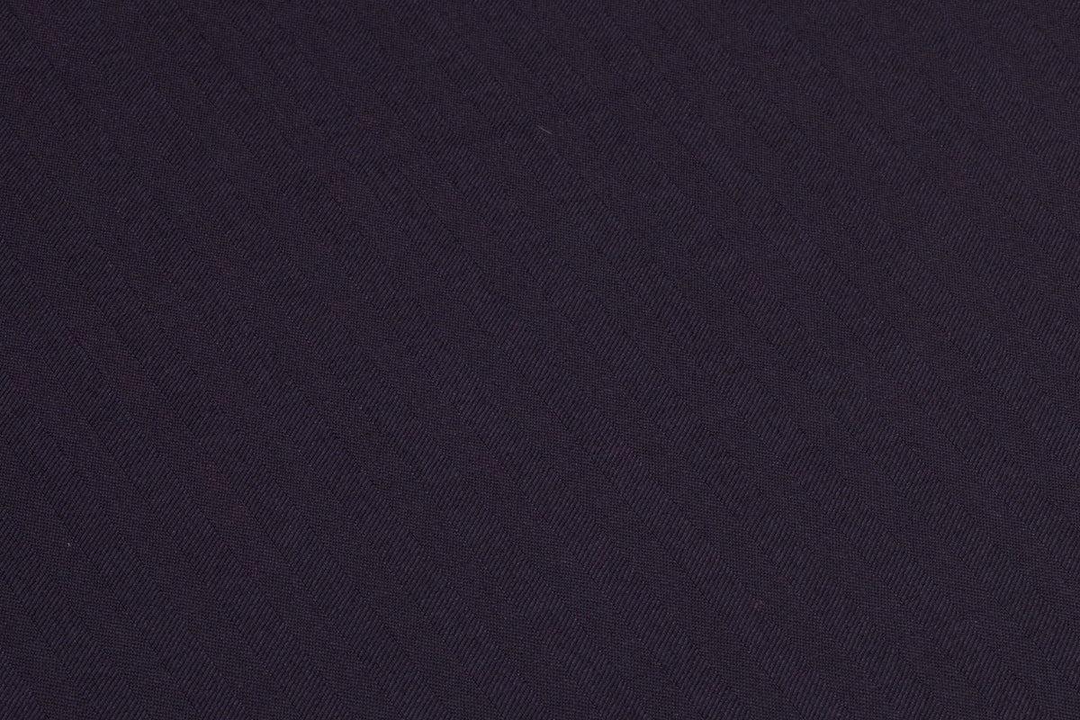 Vitale Barberis Canonico - Italian Solaro Silk and Wool Suiting - Navy / Purple