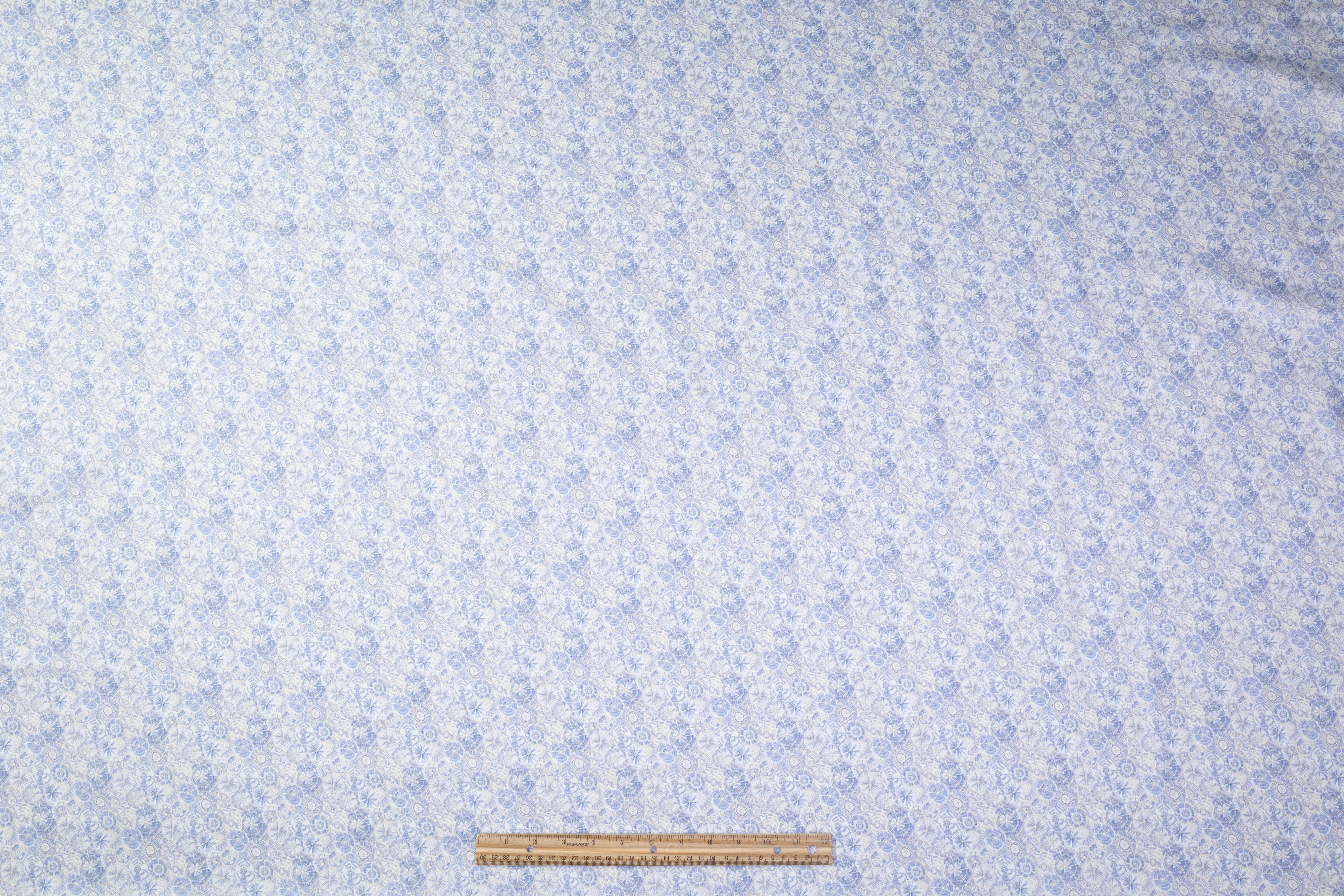 Italian Cotton Shirting - Blue