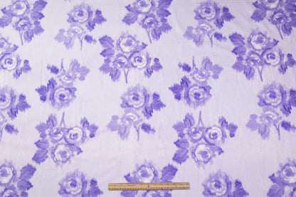 Erdem - Floral Italian Cotton - Purple