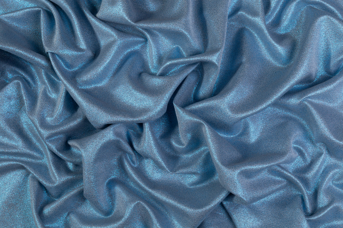 Iridescent Metallic Brocade - Blue