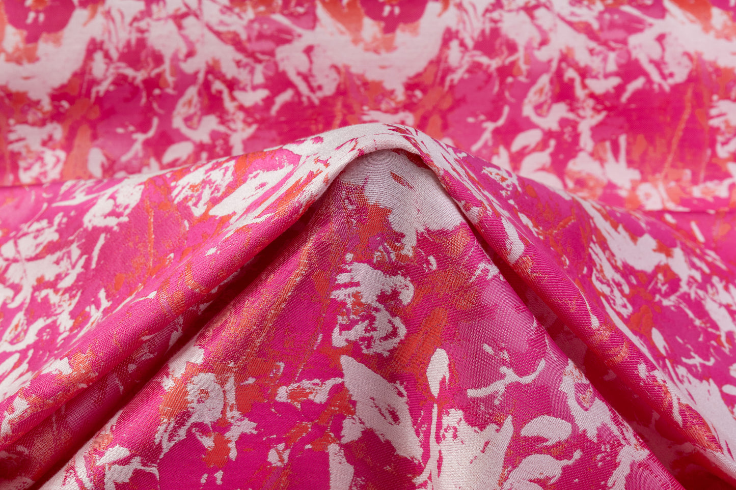 Abstract Jacquard - Pink / White